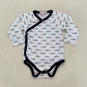 6-9 Months Mahi Mahi Print Long Sleeve Onesie